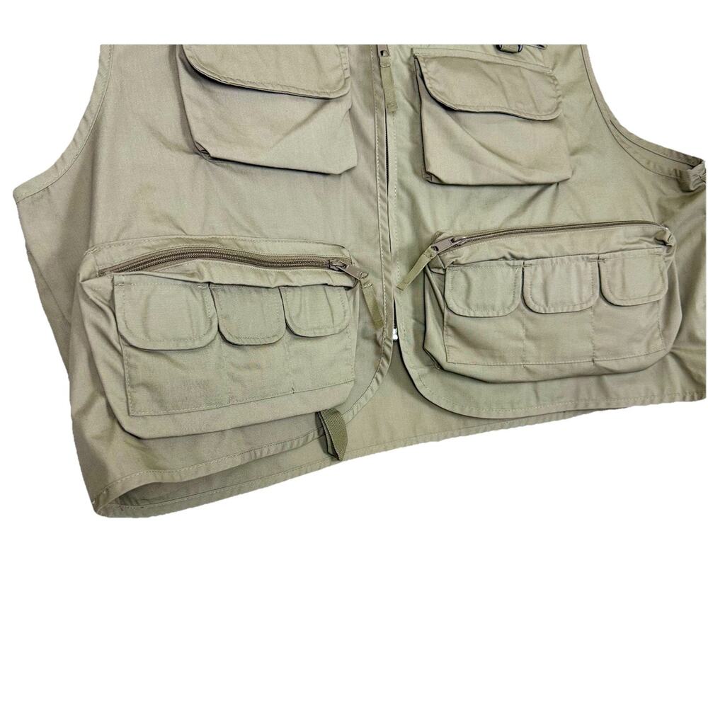 NWOT HERTER'S Men's XL‎ Hunting Fly Fishing Vest Game Pockets Lightweight Khaki View 4
